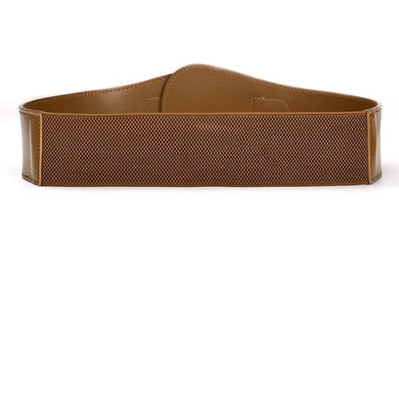 Women Genuine Leather Elastic Belts For Dress, Vintage Wide Stretchy Corset🫱 - Picture 3 of 5